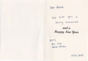 Thank you card 3 from a GSN Immigration client